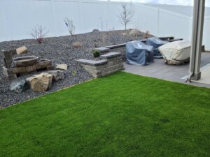 artificial turf in yard