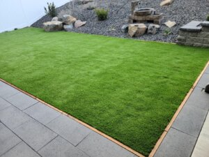 artificial turf in yard