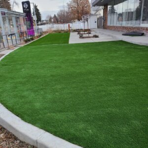 artificial turf on street