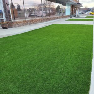artificial turf on street