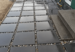 block patio