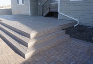 paver patio and steps