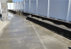 concrete patio