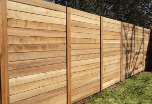 Cedar fencing