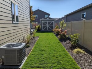 residential landscaping project