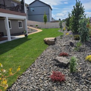 residential landscaping project
