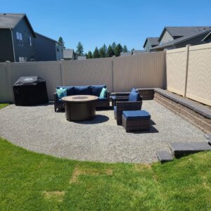 residential landscaping project