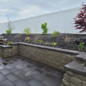 residential landscaping project