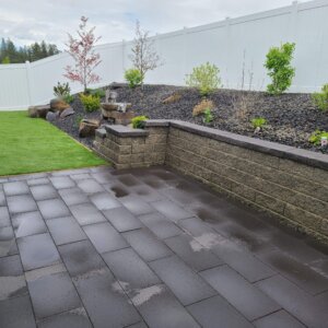 residential landscaping project