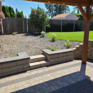 residential landscaping project