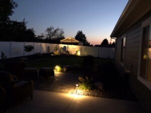 residential landscaping project