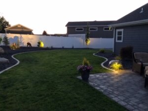 residential landscaping project