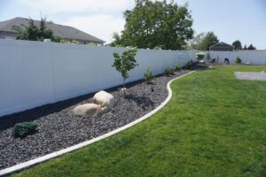 residential landscaping project