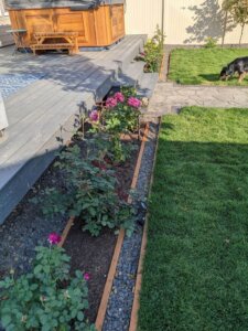 residential landscaping project