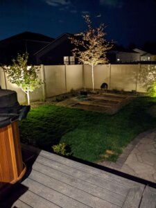 residential landscaping project